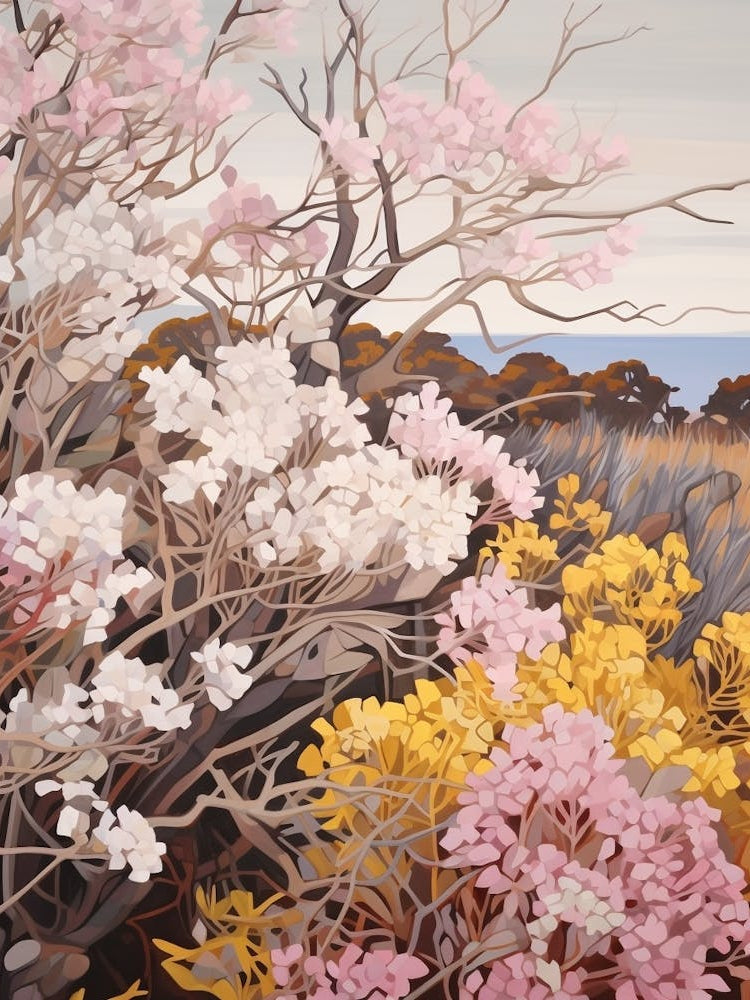 Statice 2 Flower Painting