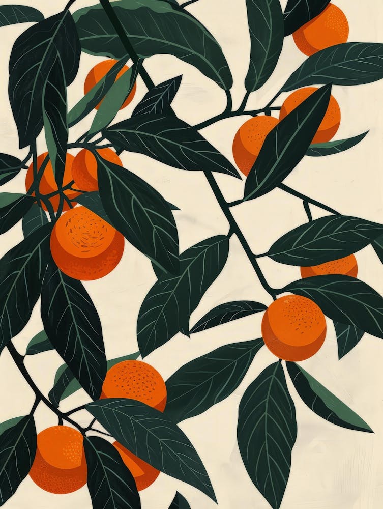 Oranges On A Branch 5