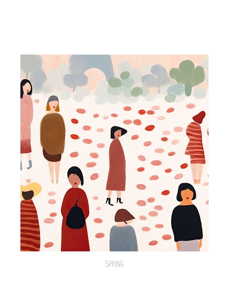 The Seasons Illustration Spring