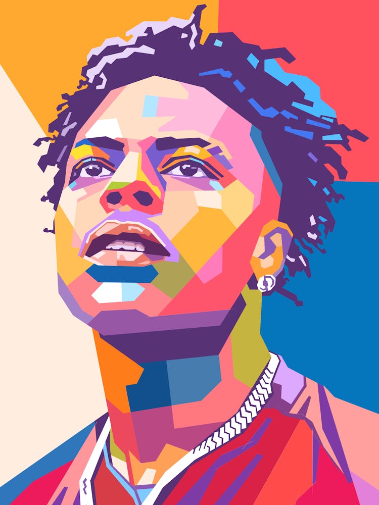 IShowSpeed pop art portrait