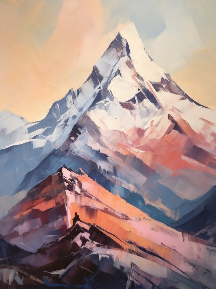 Monte Rosa Switzerland Italy 2 Mountain Painting