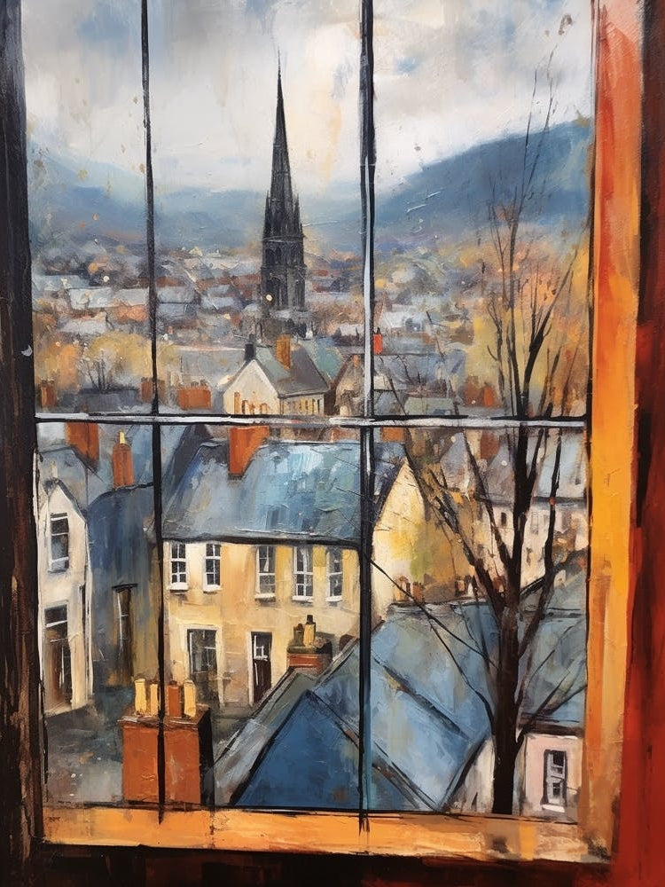 Winter Cityscape Edinburgh Scotland 2