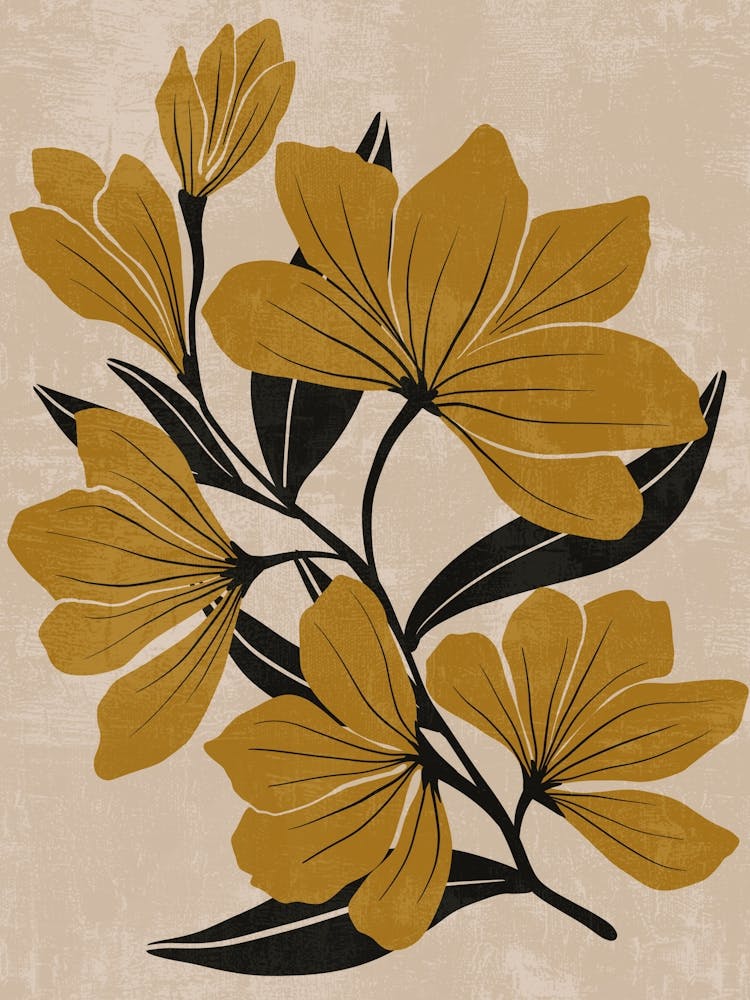 Yellow Flowers Canvas Print