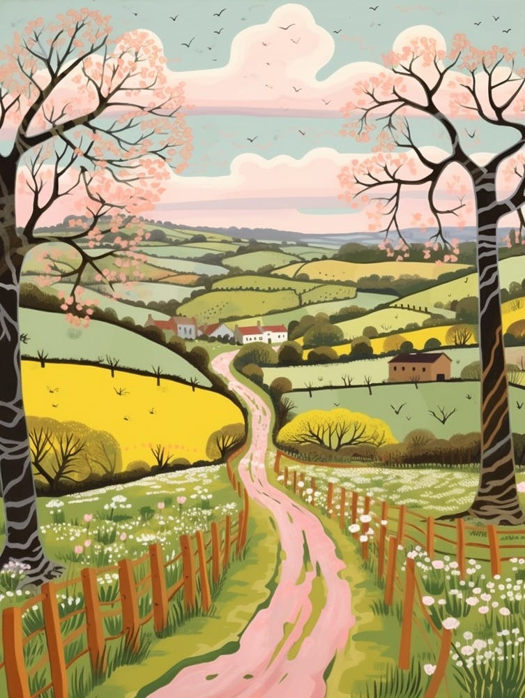 The Ridgeway England 2 Hike Illustration