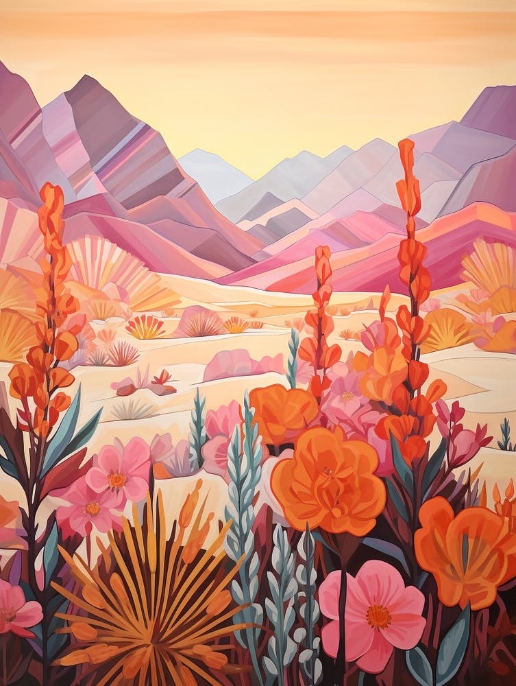 Cactus And Desert Painting 12