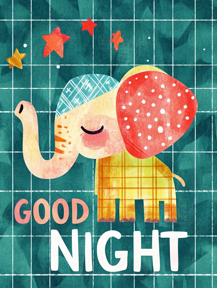 Cheerful Tails Good Night Children S Prints & Kids Posters