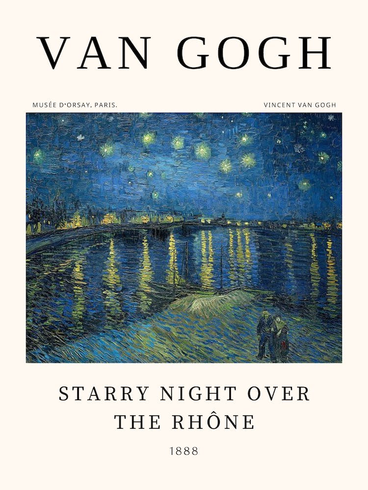Starry Night Over The Rhône, Van Gogh