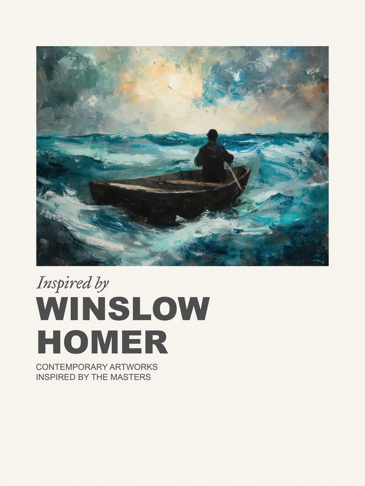 Museum Poster Inspired By Winslow Homer 1