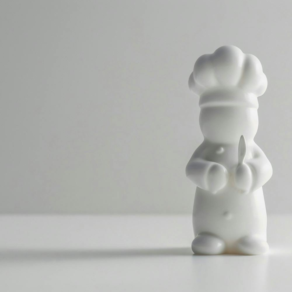 Kochfigur Weiß