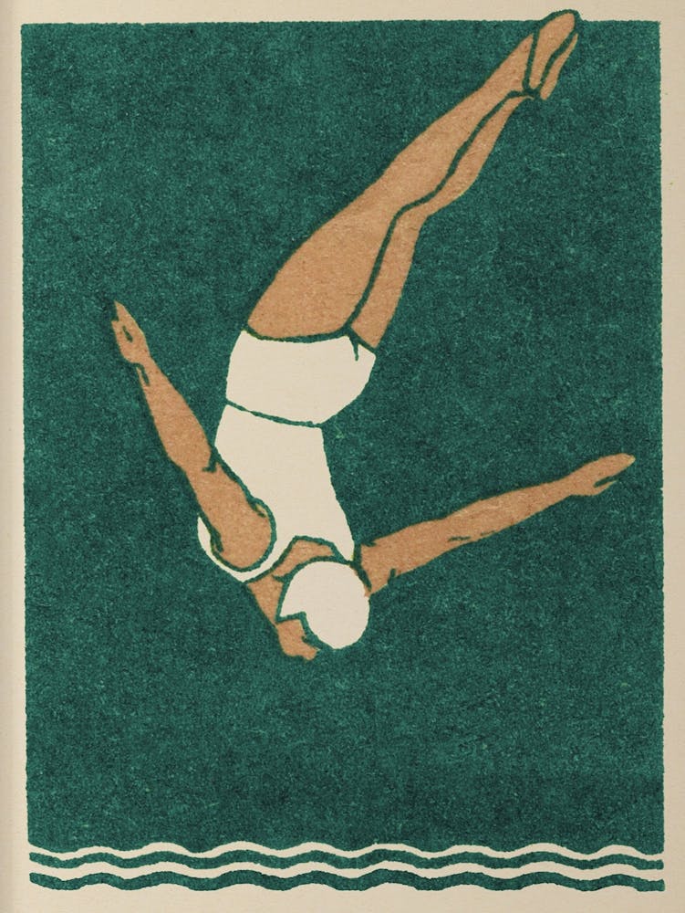Diver Print 1