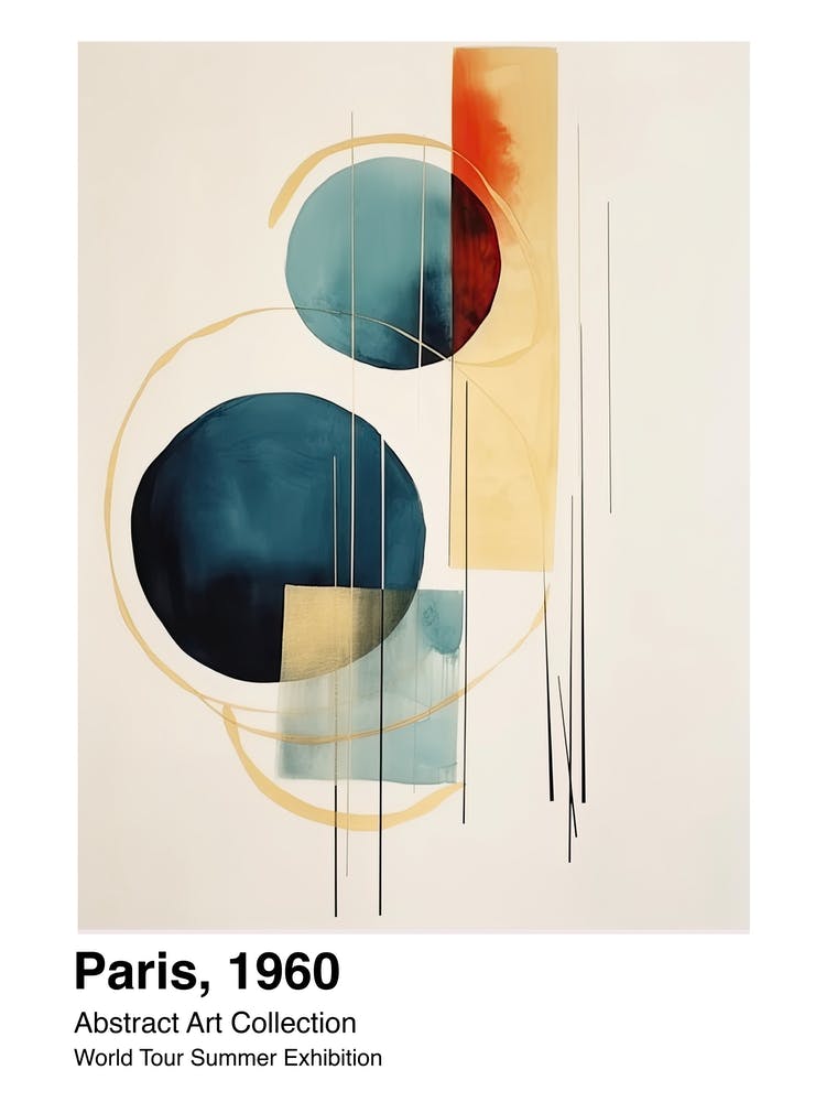 World Tour Exhibition, Abstract Art, Paris, 1960 2