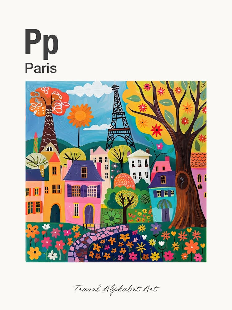 Kids Travel Alphabet  Paris 4