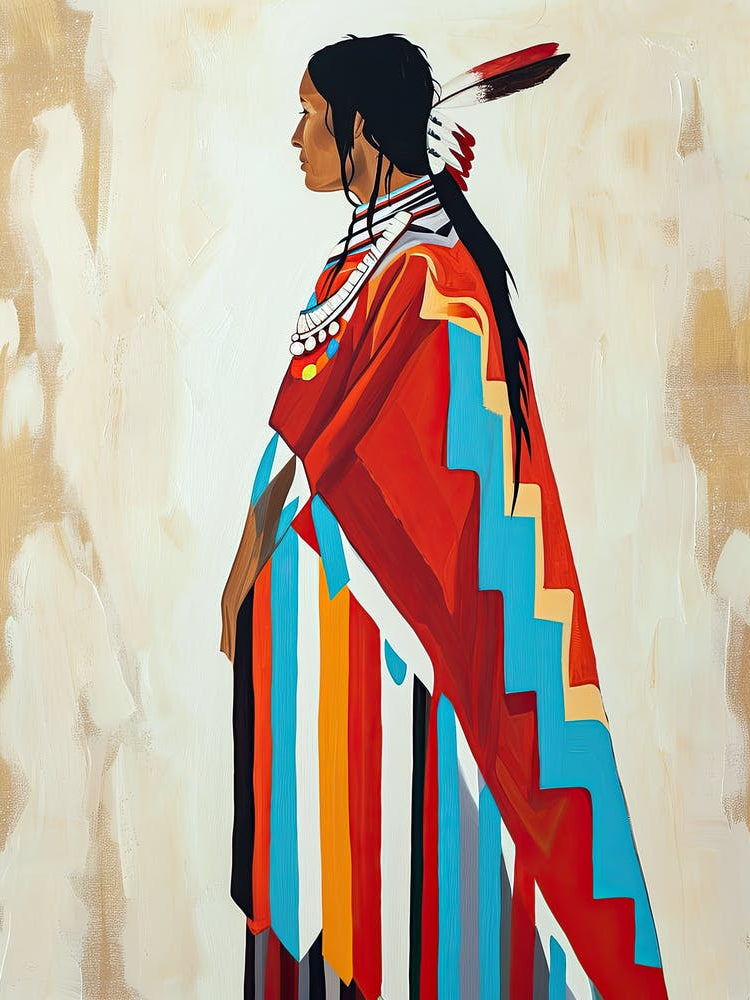 Cheyenne Charms In Minimalist Art ! Native American Art