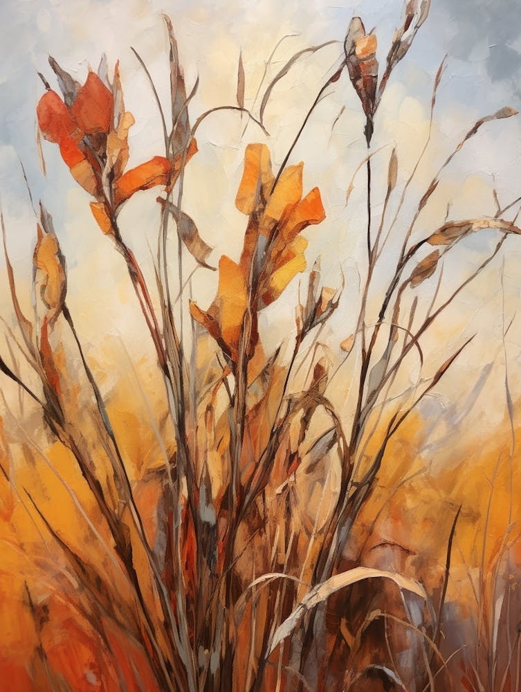 Fall Flower Painting Kangaroo Paw 3