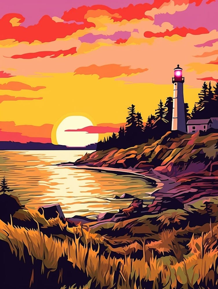 Whidbey Island Pointllism 15