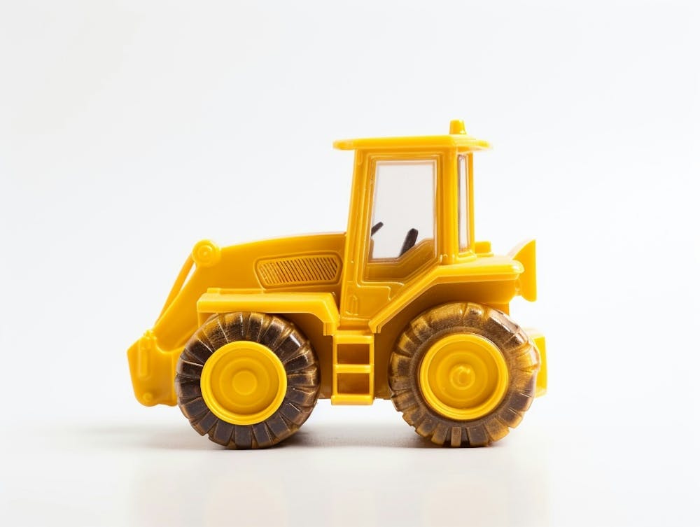 Spielzeugauto Gelber Bulldozer