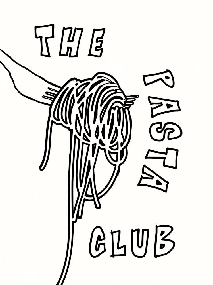 The Pasta Club - Black & White