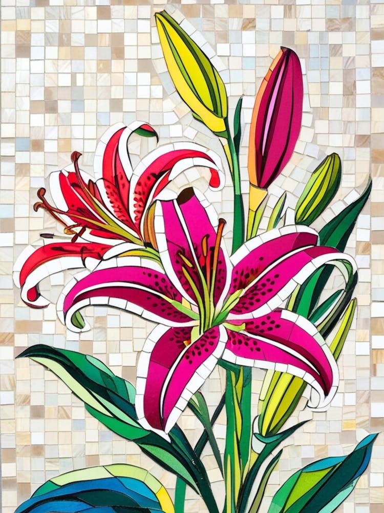 Mosaic Lily 2