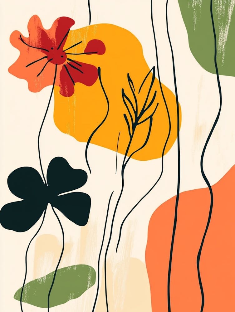 Abstract Floral Painting 52