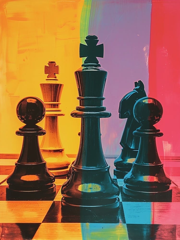 Abstract Polaroid Chess 2