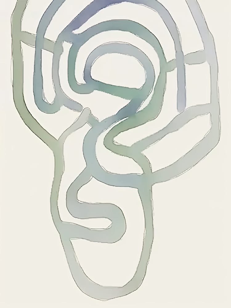 Green Oyster Abstract 3
