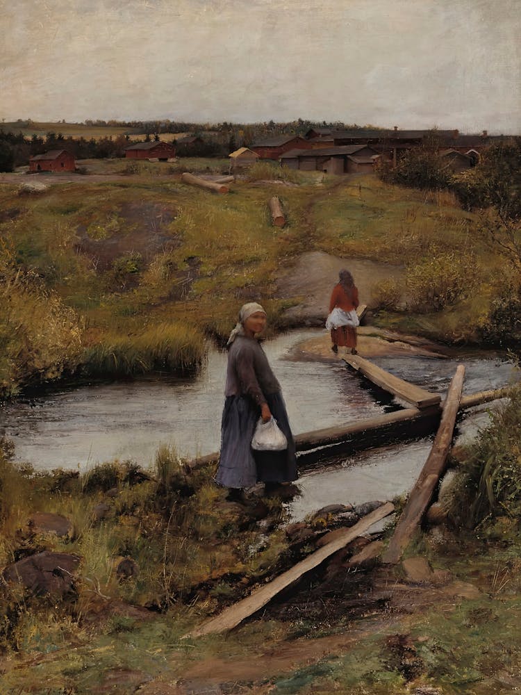 The Shortcut (1892), Pekka Halonen