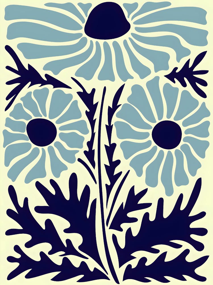 Blue Daisy 2