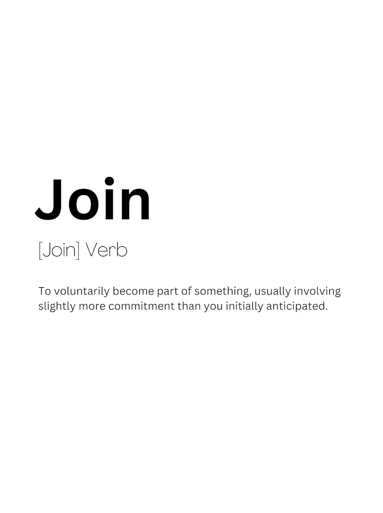 Join Definition Meaning