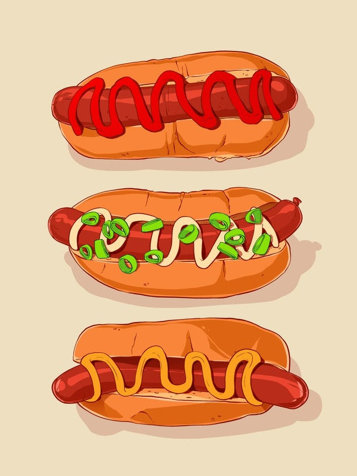 Hotdog Off White
