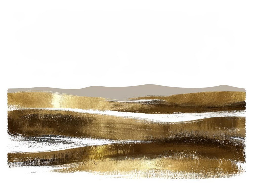 Gold Landscape Canvas Print