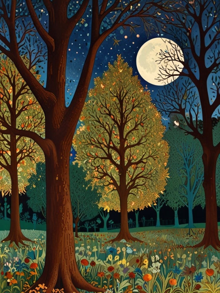 William Morris Night In The Woods 30