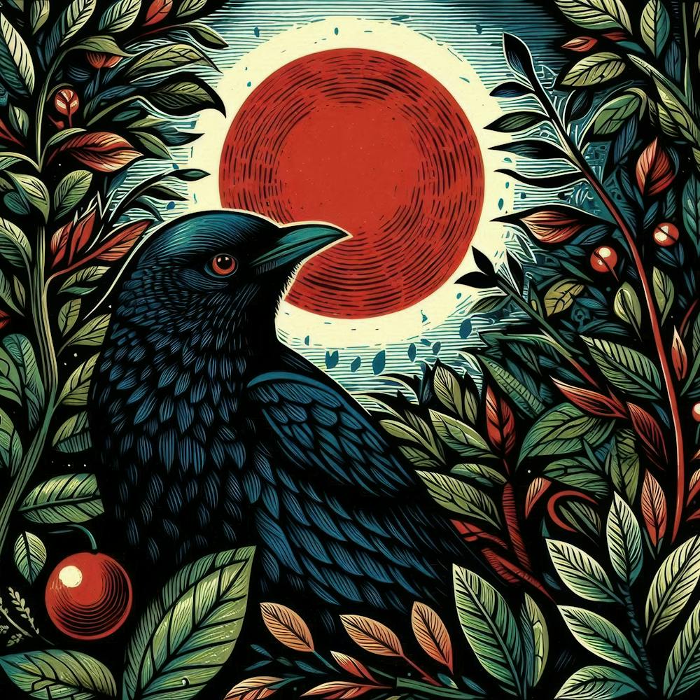 The Crow and Moon 5
