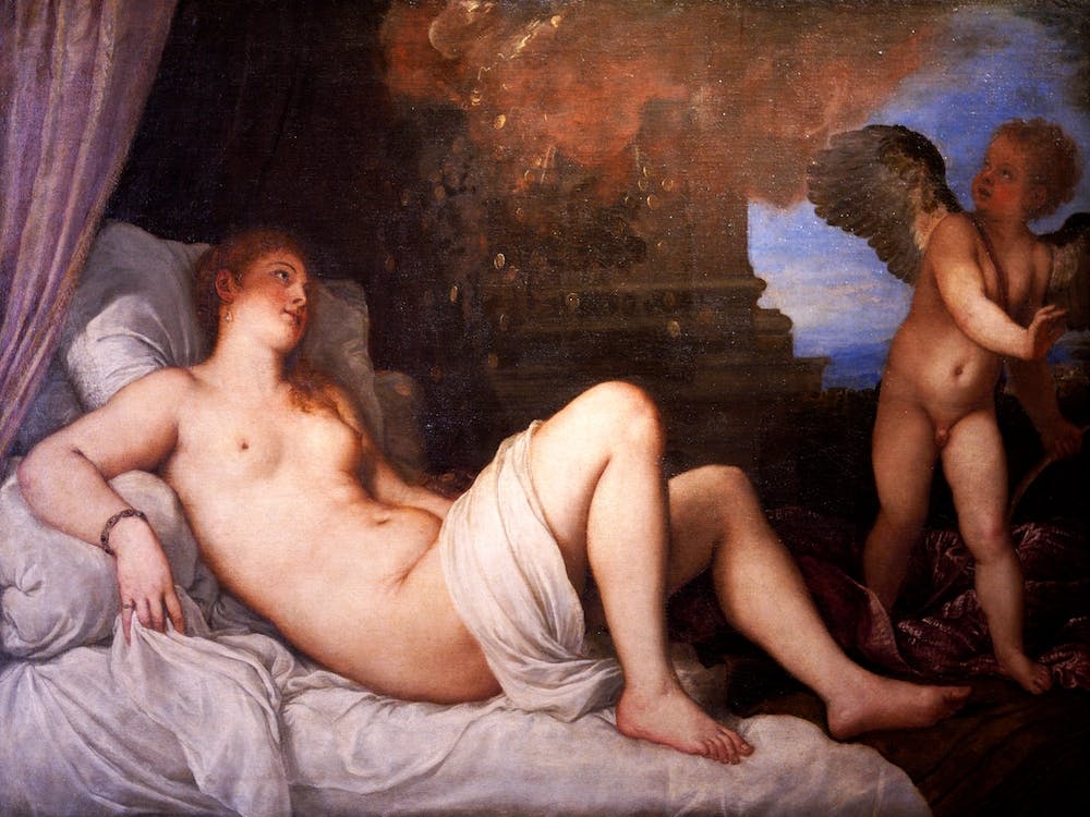 Danae, Titian