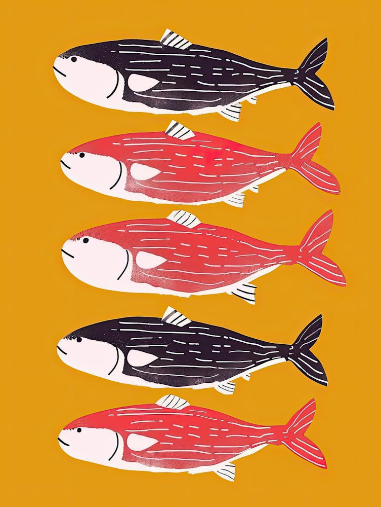 Tuna Perspective Fish Poster