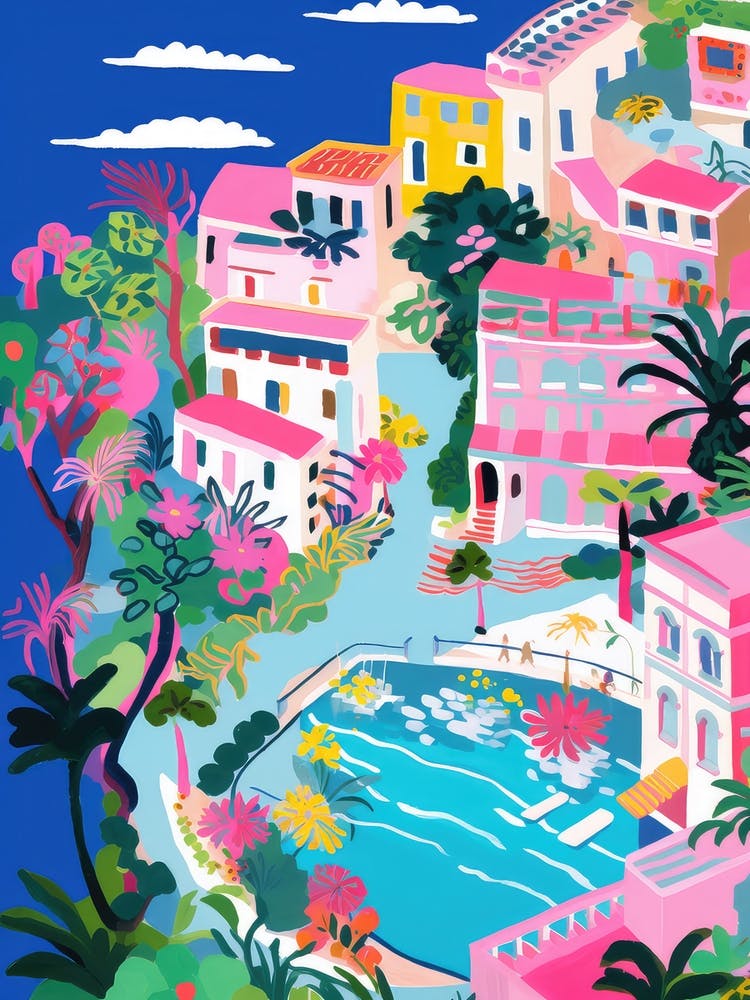 Amalfi Coast, Italy Colourful View 7