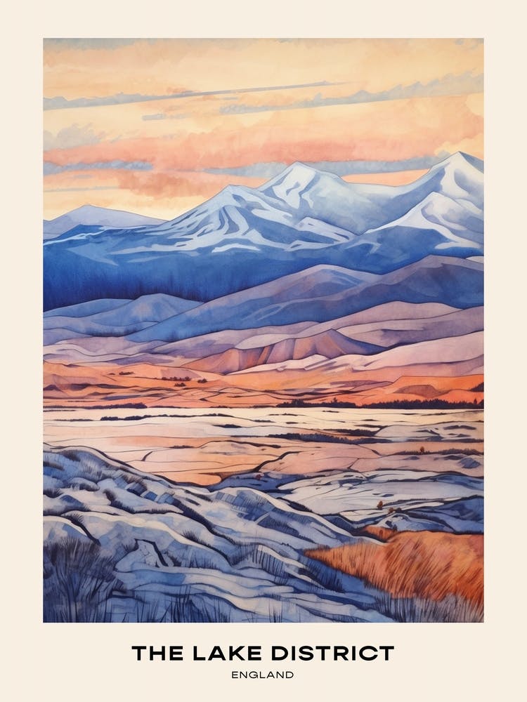 The Lake District England 3 Poster