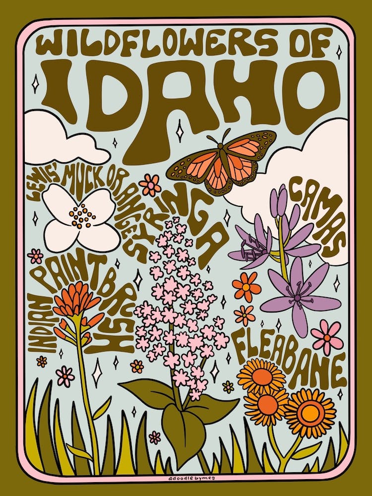 Fleurs Sauvages d'Idaho