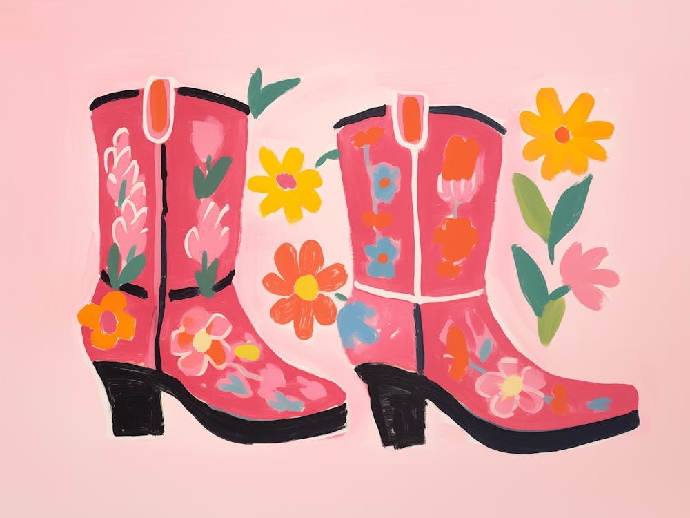 Pink Cowgirl Boots