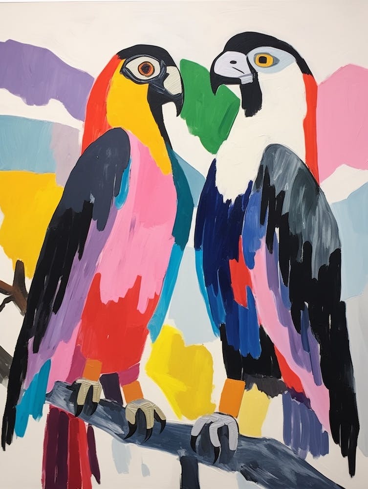 Colourful Kids Animal Art Eagle 1
