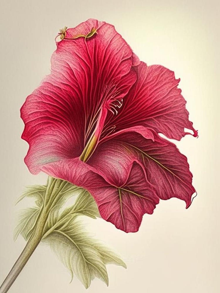 Hibiscus Herb Pencil Colour