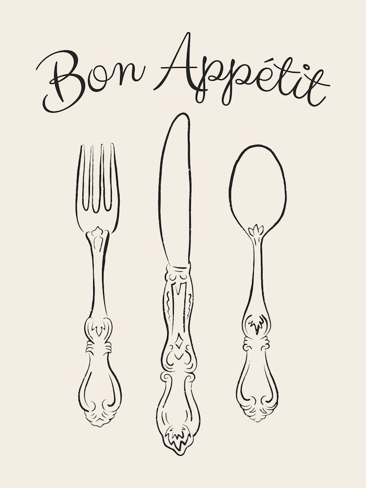Bon Appétit Cutlery - Black