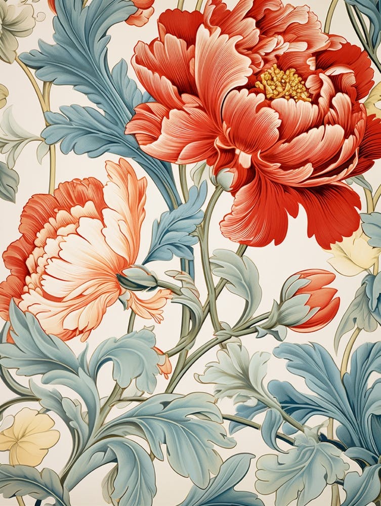 Wallpaper Peonies 2