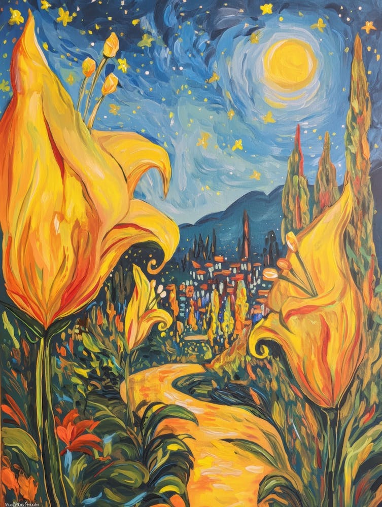 Yellow Lilies
