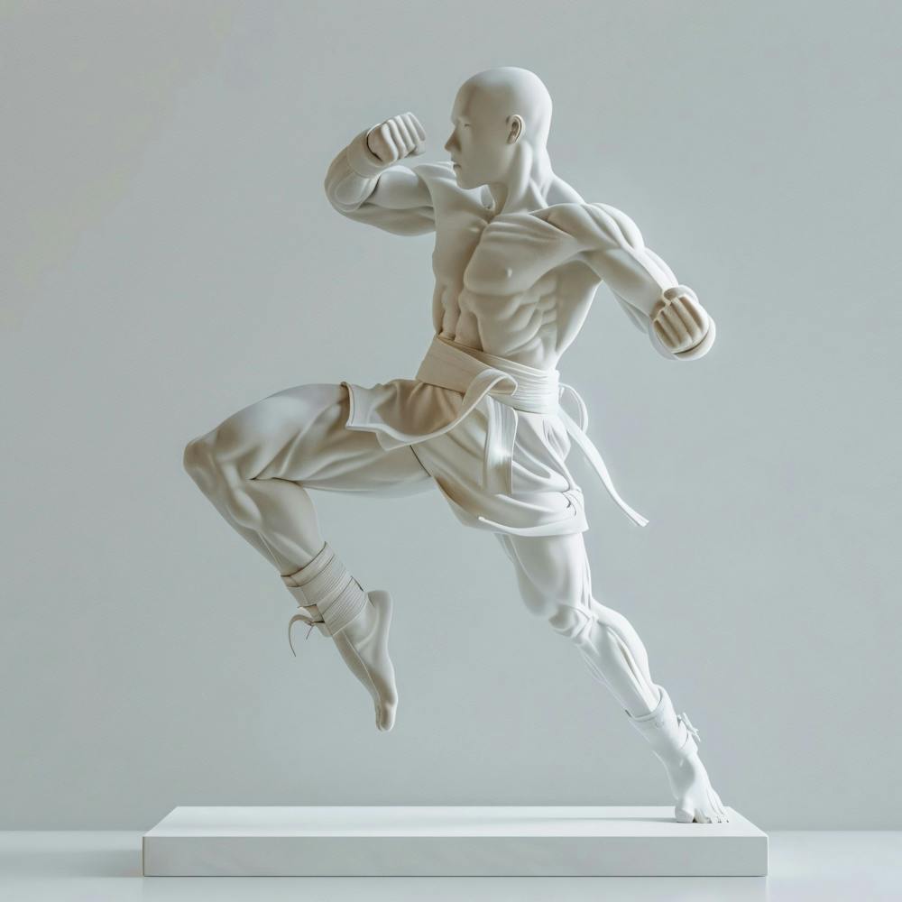 Karate Statue