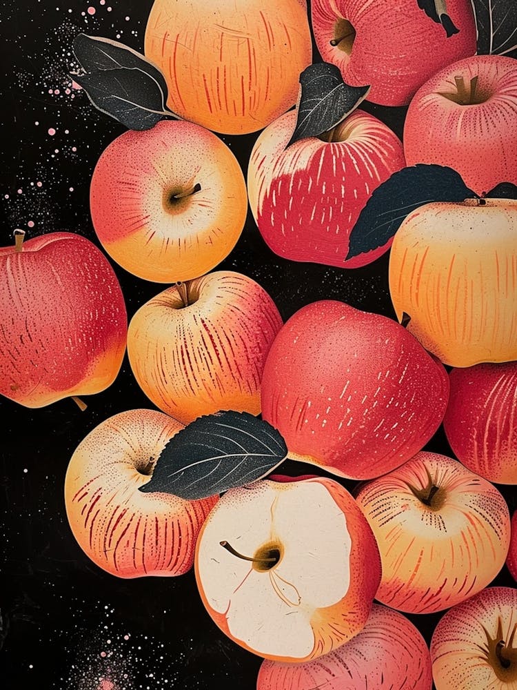 Art Deco Apples 2