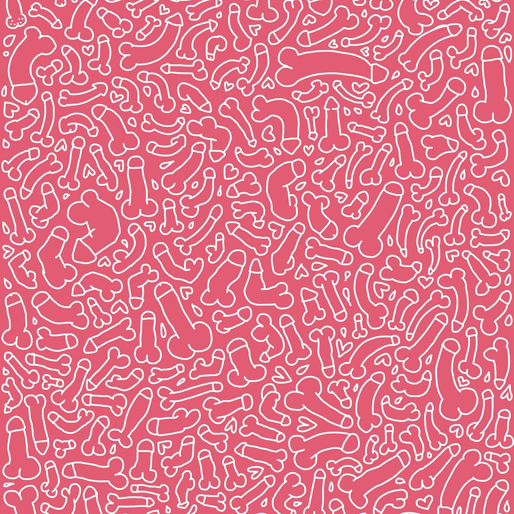 Pink minimal penis