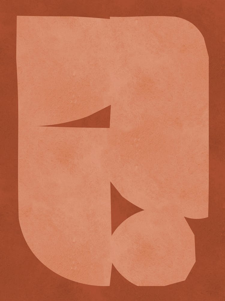 Brown tribal geometry 3