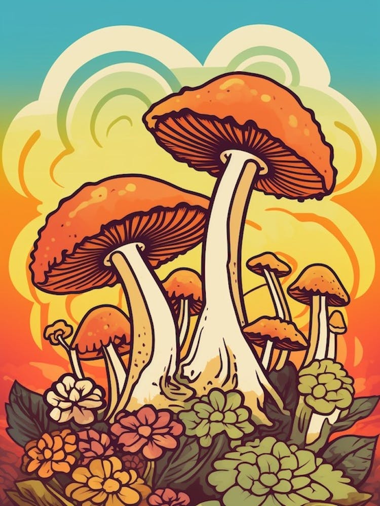 Retro Mushrooms 11