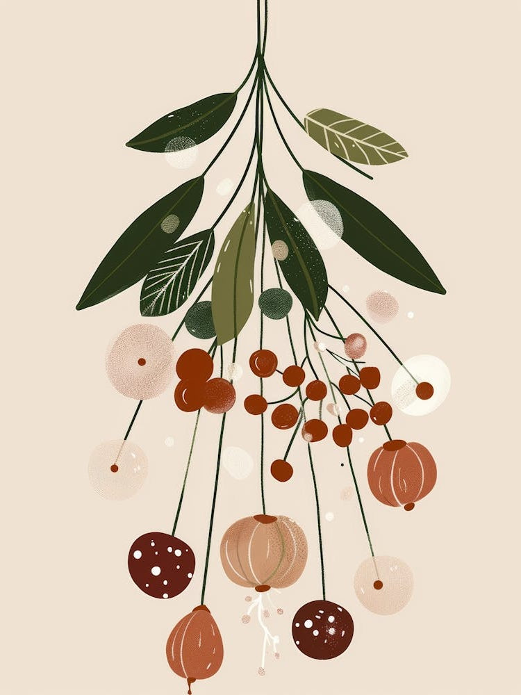 Autumn Leaves And Berries