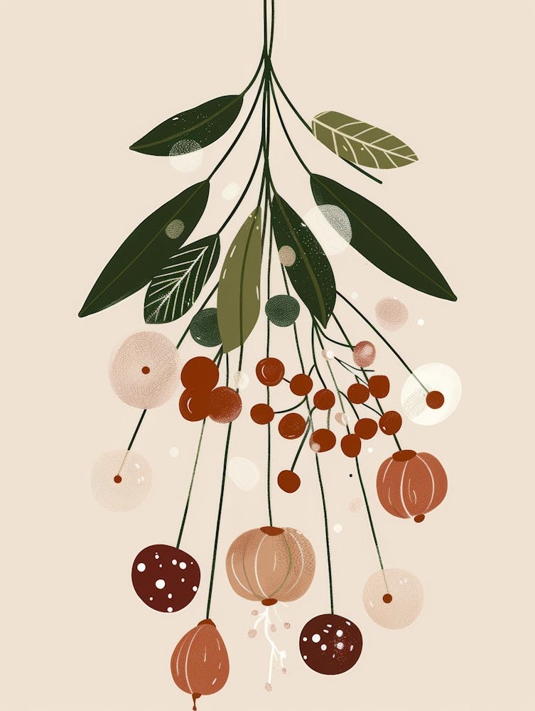 Autumn Leaves And Berries